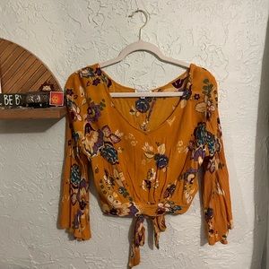 Patrons of peace boho wrap top
